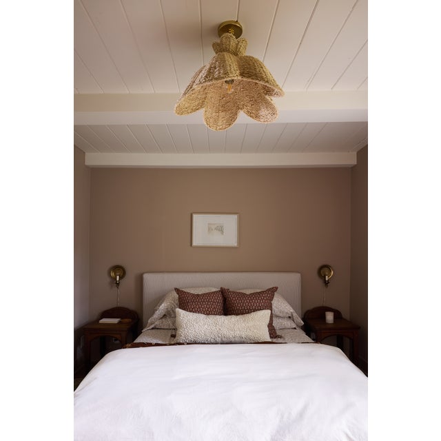 Metal Mitzi Solie 22 in. 1 Light Pendant in Aged Brass Finish For Sale - Image 7 of 8