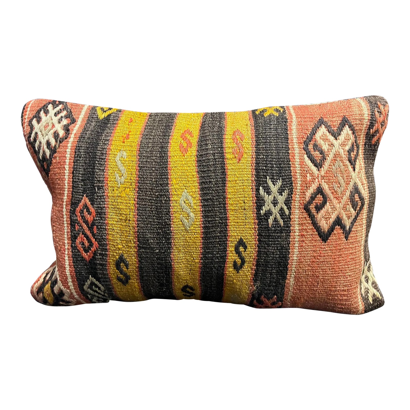 1980s Wool Lumbar Pillow Cover Chairish