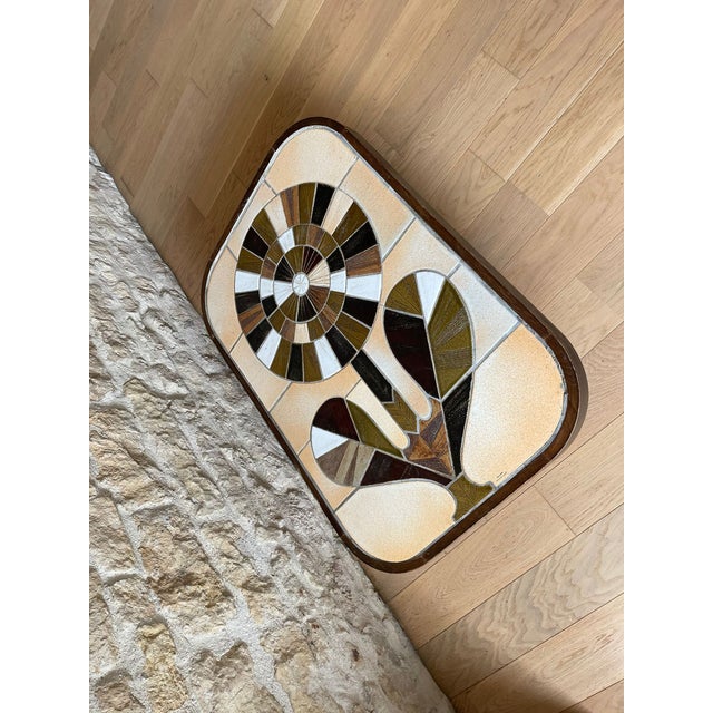Ceramic Coffee Table by Roger Capron for Vallauris, 1960s, in Good conditions. Designed 1960 to 1969 This piece has an...