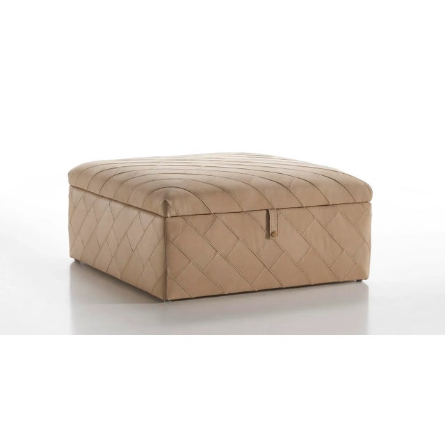 Dauphin Container Pouf by Studio Interno Bedding for Bedding Atelier For Sale - Image 6 of 6