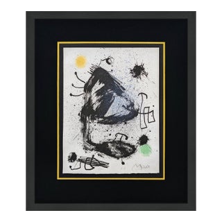 Joan Miró, Plate 3 From Bouquet De Reves Pour Neila, 1967, Signed Edition of 25, Maeght 534, 1967 For Sale