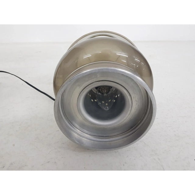 Mid-Century Modern Dutch Glass Table Lamp in the Style of Raak, 1960s For Sale - Image 3 of 8