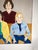 D. 1977 Group Portrait in Manner of Alice Neel Titled "The Boys Are Home" For Sale In Boston - Image 6 of 8