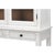 Swedish Gustavian Glazed Display Cabinet in White For Sale In Raleigh - Image 6 of 10