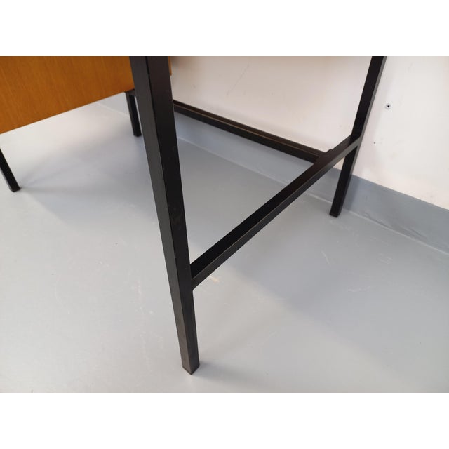 Vintage Multitable Desk in Oak by Jacques Hitier, 1960s For Sale - Image 10 of 18