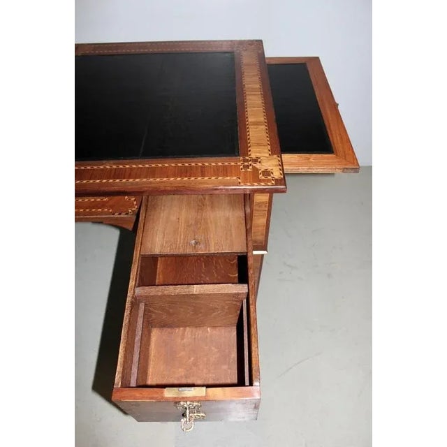 Antique Louis XVI Style Amaranth and Rosewood Desk For Sale - Image 6 of 17