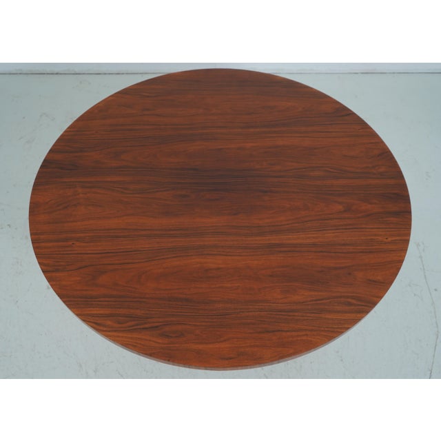 Traditional Councill Round Walnut Regency Style Center Table For Sale - Image 3 of 15