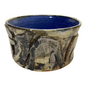 20th Century Handmade Rustic Stoneware Planter Bowl by DJ Porter