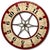 Nice Antique American Hand Painted Wood & Metal Wheel of Fortune Gaming Wheel Circa Early 20th Century For Sale - Image 14 of 18