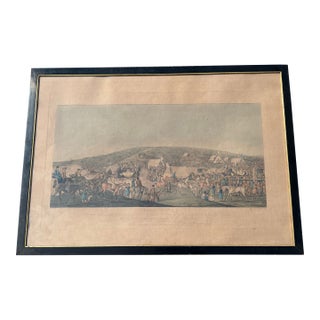 Epson Races - Henry Aiken - 19th C. English Equestrian Sporting Print in Original Frame For Sale