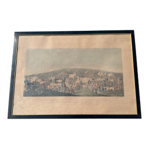 Epson Races - Henry Aiken - 19th C. English Equestrian Sporting Print in Original Frame