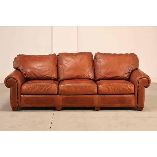 Stickley 'Santa Fe' Leather Sofa For Sale - Image 15 of 18
