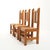 Wood Handmade Oak Chairs, 1970s, Set of 8 For Sale - Image 7 of 16