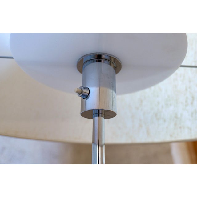 Mid-Century Leather Chrome Floor Lamp from Atelje Lyktan, Sweden, 1960s For Sale - Image 13 of 18