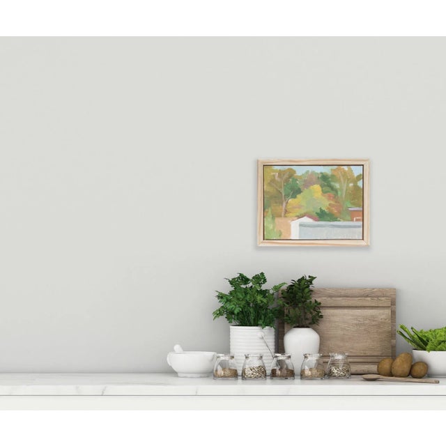 Northeast Fall Framed Oil Painting by Michelle Farro For Sale - Image 10 of 12