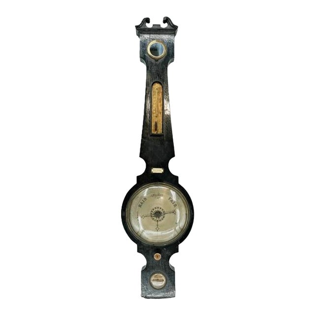 HMS Royal George Wreck, Sunk 1782. Macrae Banjo Barometer For Sale