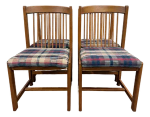 Vintage Liberty Furniture Mission Arts and Crafts Dining Chairs - Set of 4