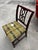 Wood 1970s Wooden Accent Chair With Green Plaid Cushion For Sale - Image 7 of 12