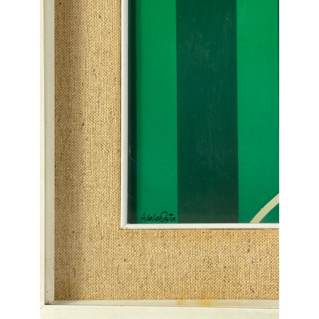 Amleto Dalla Costa, Original Serigraph Framed, Milan Italy 1980s For Sale - Image 9 of 10