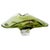 Vintage Murano Sommerso Apple Green and Brown Glass Bowl with Organic Sculptural Form, 1970 For Sale - Image 16 of 16