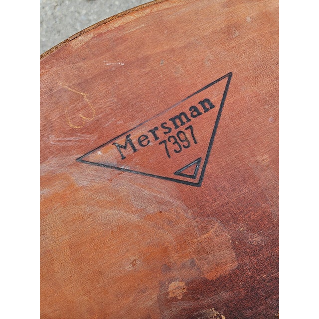 Round Mahogany Side Table - Mersman For Sale - Image 11 of 13