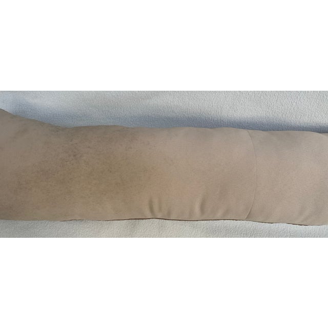 Textile Long Narrow Pillow in 19th-Century Floral Tapestry For Sale - Image 7 of 7