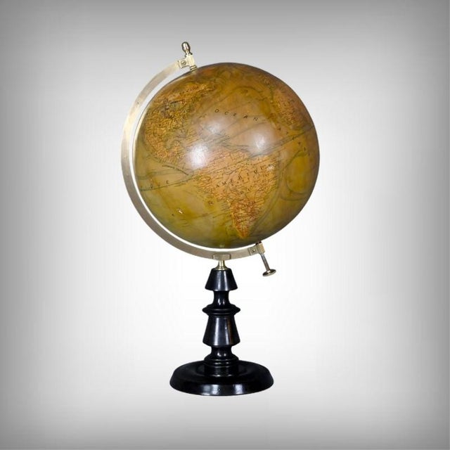 This globe, signed Jean Forest and made in France at the end of the 19th century, embodies the refined aesthetics and...