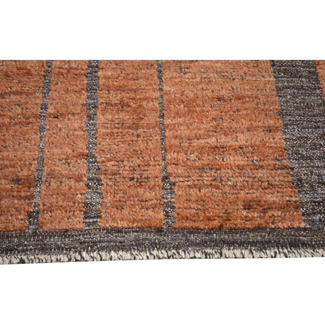 Moroccan Moroccan Hand Knotted Wool Rug, 9'x12'1'' For Sale - Image 3 of 6