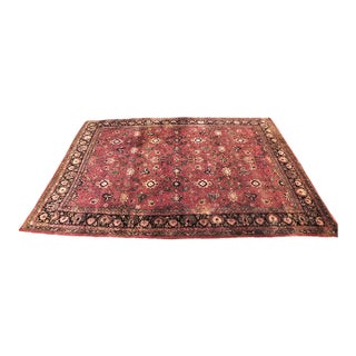 Hand-Knotted Antique Persian Rug. For Sale