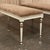 Taupe Pair of Antique French Louis XVI Neoclassical Painted and Parcel Gilt Benches For Sale - Image 8 of 18