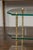 Mid 20th Century Brass Three-Tiered Table with Glass Shelves and Foliage Motifs For Sale - Image 9 of 12