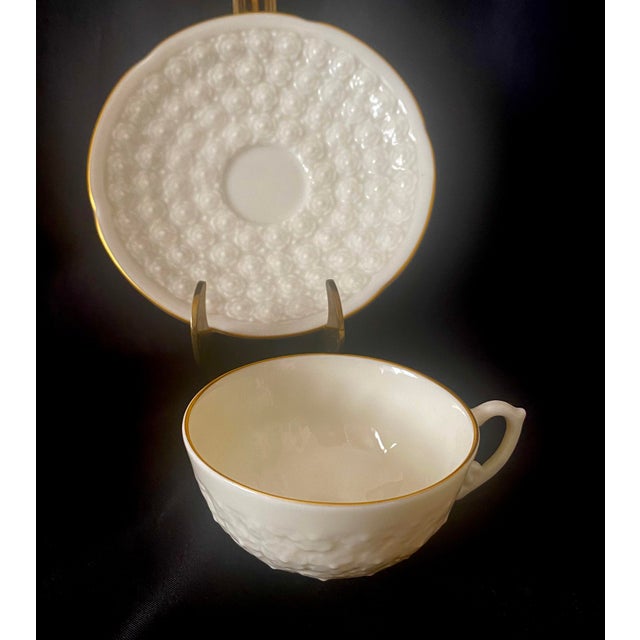 Lenox Reproduction of First Lenox Piece (#1) Designed 1889 Limited Edition Demitasse Cup & Saucer - 2 PCS Mint Condition. For Sale - Image 13 of 18