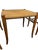 Vintage Mid Century Piazza Original Italian Set of 3 Rush Seat Nesting Stools/Tables, Attributed to Gio Ponti For Sale - Image 10 of 17