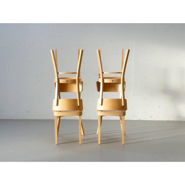 Side Chair in Beech by Ton For Sale - Image 10 of 15