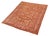 Folk Art 10x13 Terra Cotta Floral Oushak Rug | 9'11"x12'11" Ivory Wool Afghan Hand-Knotted For Sale - Image 3 of 11