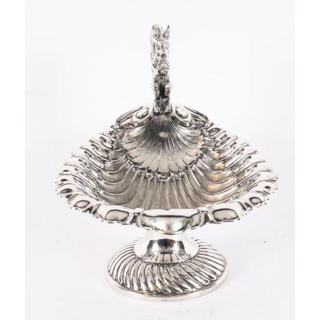 Metal Antique Silver-Plated Squirrel Nut Dish from WMF, 19th Century For Sale - Image 7 of 14