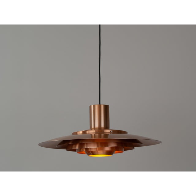 Vintage Danish P376 Pendant Lamp by Fabricius Kastholm for Nordisk Solar, 1964 For Sale - Image 3 of 12
