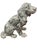 Italian Vintage Gucci Made in Italy Silver-Tone Spaniel Dog Sculpture For Sale - Image 3 of 7