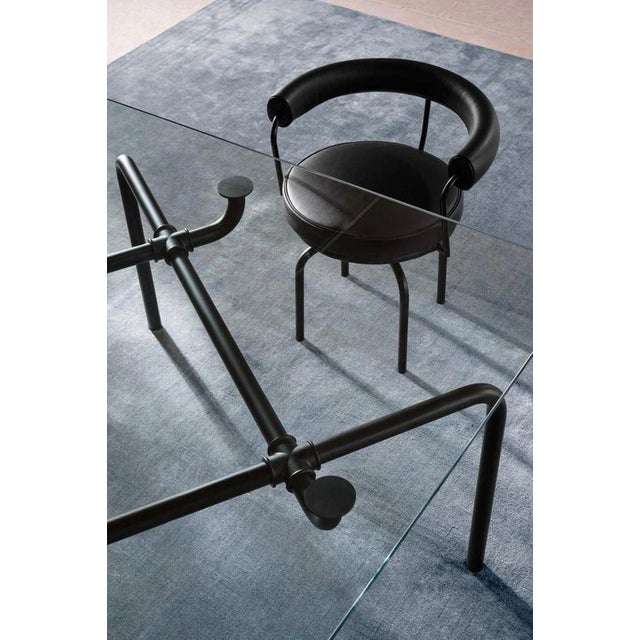 Black Durable Chair 7 Swivel Armchair by Charlotte Perriand for Cassina For Sale - Image 8 of 14