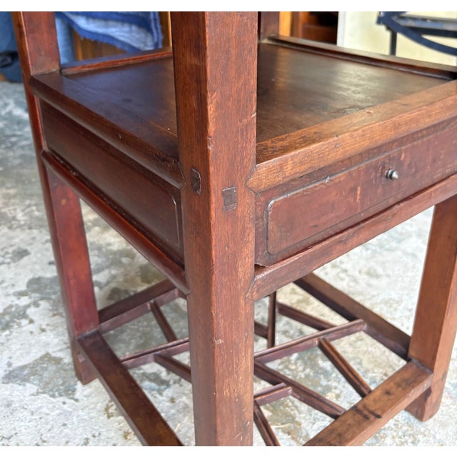 Auburn Antique Chinese Qing Dynasty 19thC Chow Tea Table Cracked Ice Motif For Sale - Image 8 of 12