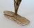 Brass Vintage Brutalist Brass Cattails W/ Rock Base Decor For Sale - Image 8 of 9