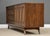 Young Manufacturing 1960s Refinished Walnut and Burl Long 78” Dresser by Young Manufacturing For Sale - Image 4 of 9