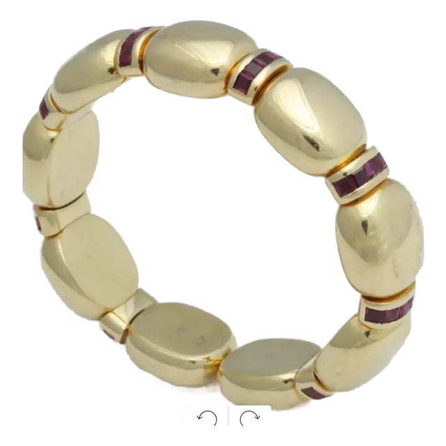 Faraone 18kt Gold Expandable Cuff Italian For Sale