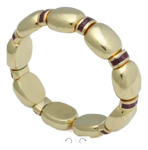 Faraone 18kt Gold Expandable Cuff Italian