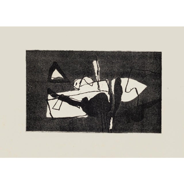 Afro Basaldella - Black Composition - Etching - 1970s For Sale - Image 3 of 3