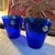 1980s A Pair of 1980s Venini Style Modernist Blue and Yellow Murano Glass Wine Coolers For Sale - Image 5 of 11
