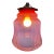 Mid 20th Century Cranberry Opalescent Cased Glass Hanging Pendant Ceiling Light Fixture For Sale