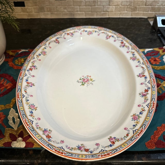 Metal Mid 20th Century Mid-Century Extra Large Platter For Sale - Image 7 of 10