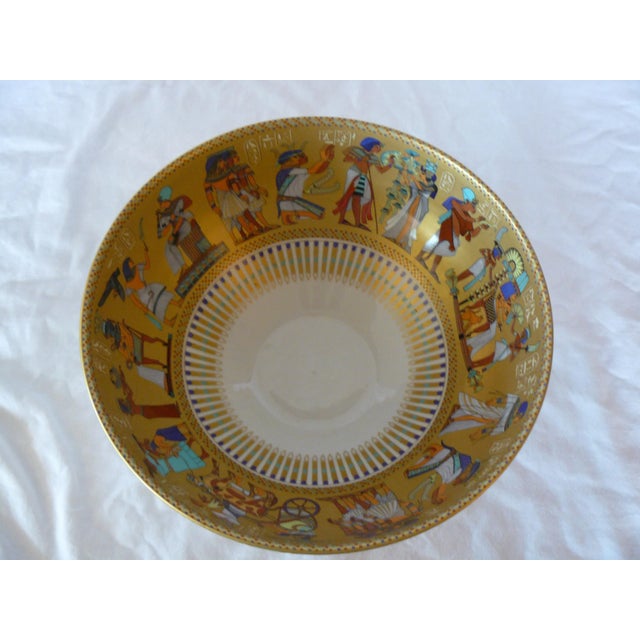 Gold 1980s Kaiser Theben Footed Bowl For Sale - Image 8 of 8