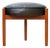 Danish Modern Teak Round Vanity Stool For Sale